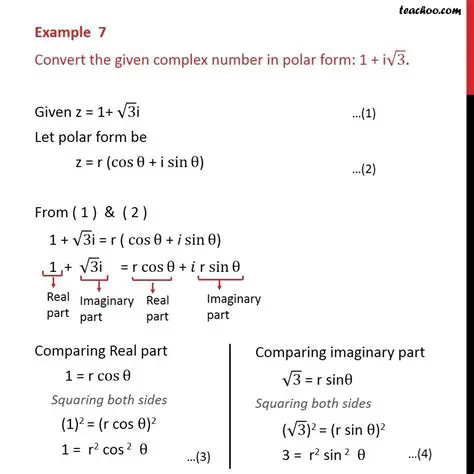 Rewriting 12 in Polar Form