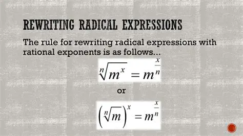Rewriting Radical Expressions as Exponential Expressions