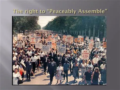 Right to peaceably assemble