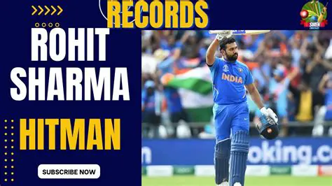 Rohit Sharma: The Hitman's Journey, Records, and Legacy in Cricket