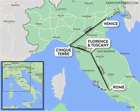 Rome to Milan to Genoa to Florence to Rome