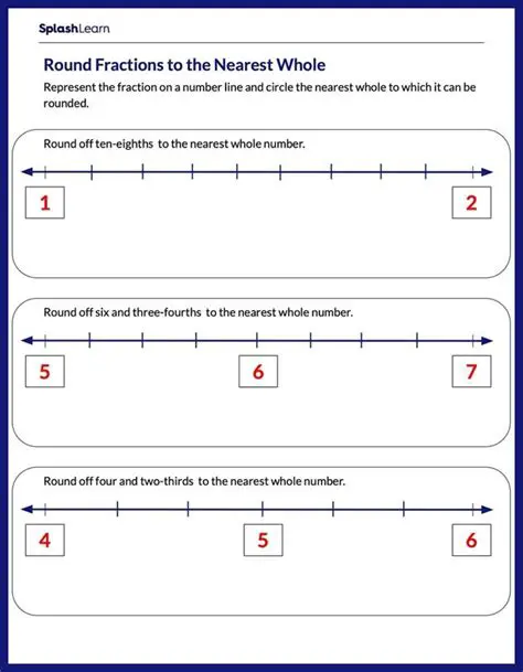 Rounding Fractions to the Nearest Whole Number