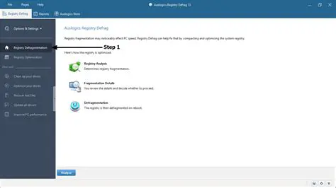 Run registry defragmentation