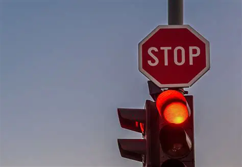 Running red lights or stop signs