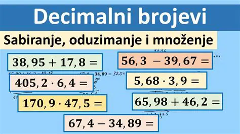 Sabiranje decimalnih zecama