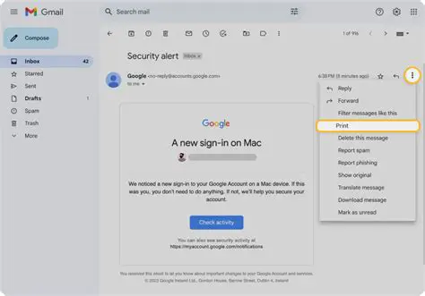 Save Email Messages as Web Pages