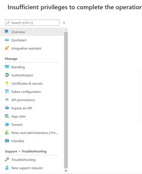 Scenarios Leading to Insufficient Privileges
