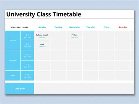 Scheduling multiple lectures