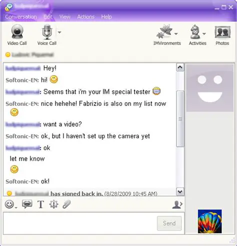 Scripts in Yahoo Messenger