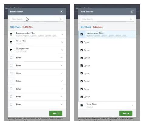 Search and Filter Functions