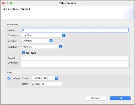 Searching Columns in DBeaver