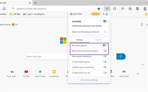 Second chance on blocked popups