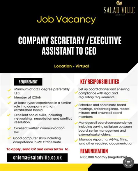 Secretary Vacancy Jakarta: Your Guide to Landing Your Dream Role
