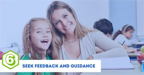 Seek feedback and guidance