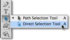 Select the Direct Selection tool