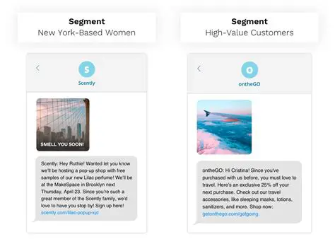 Send personalized SMS messages