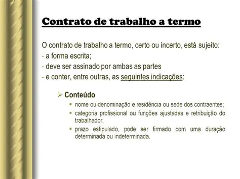 Ser assinado por ambas as partes