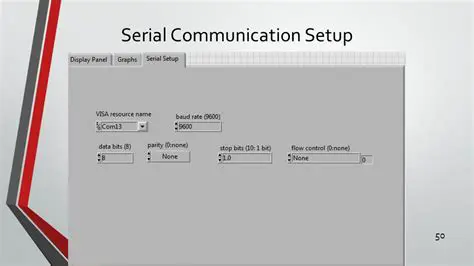 Serial Communication Setup