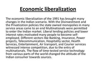 Service sector liberalization