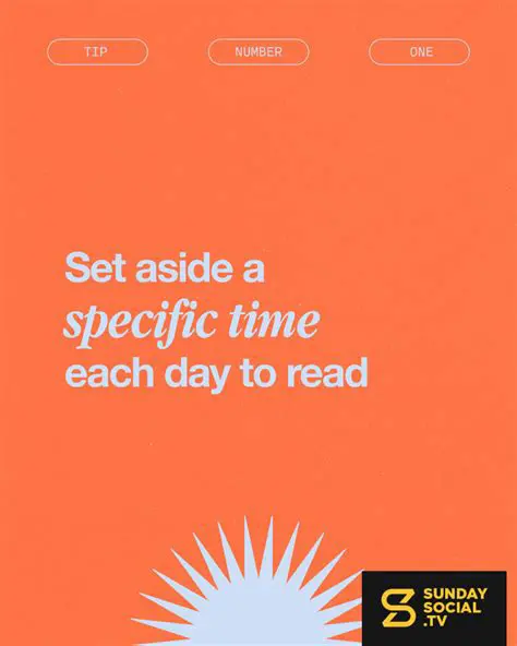 Set aside a specific time each day to study