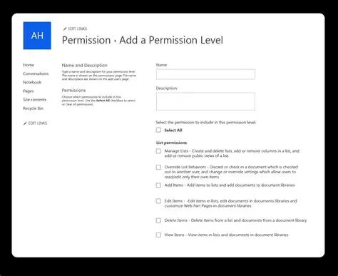 Set Permissions and Access Levels