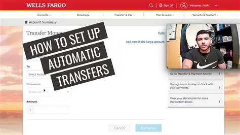 Set up automatic transfers
