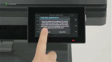 Setting Up the Lexmark X6100 Series Printer