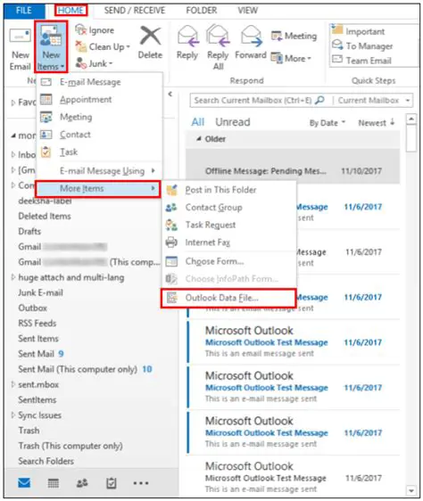 Setup Pst Mail Sync on Your PC