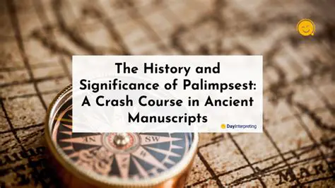Significance of Palimpsests