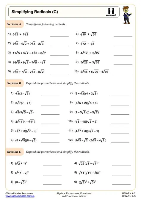 Simplifying Expressions with Negative Radicands