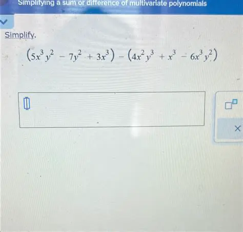 Simplifying the Sum of Polynomials