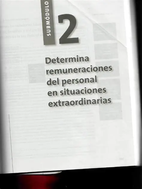 Situaciones extraordinarias