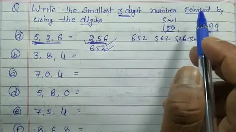 Smallest number formed by using the digit 12345