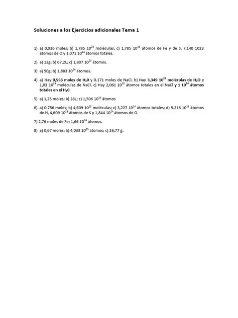 Soluciones a los ejercicios adicionales