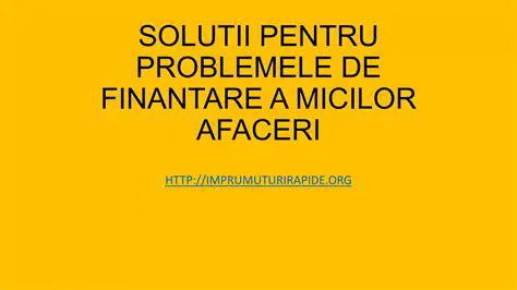 Solutii pentru Problemele Actuale