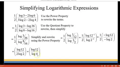 Solving Logarithmic Expressions