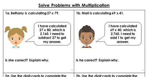 Solving Multiplication Problems