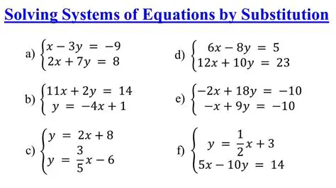 Solving System 4 using Substitution