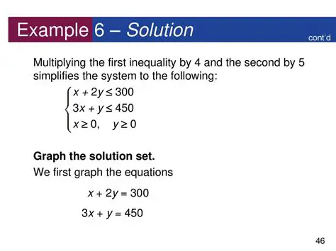 Solving the First Inequality