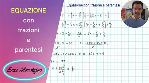 Sostituire i valori nelle parentesi