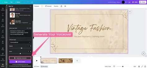 Sound effect or voiceover addition