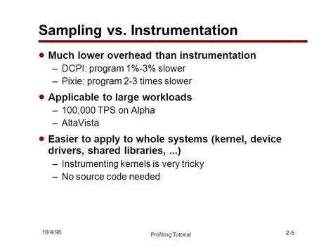 Source Instrumenting Profiler