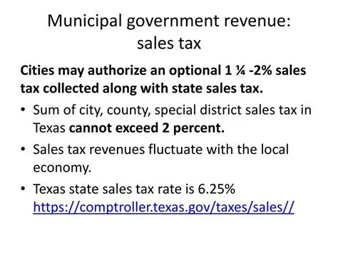 Special district sales tax