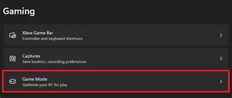 Special Key for Game Mode Change