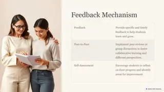 Specific and Timely Feedback