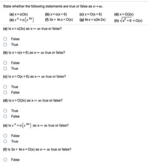 State Whether the Following Statements are True or False