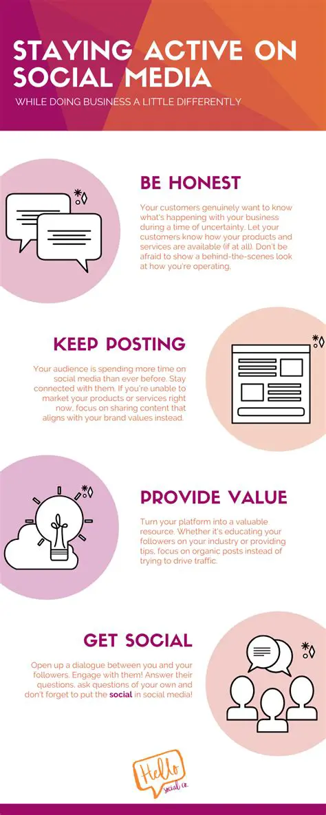 Stay Active on Social Media