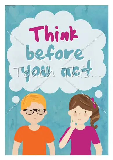 Stay calm and think before acting