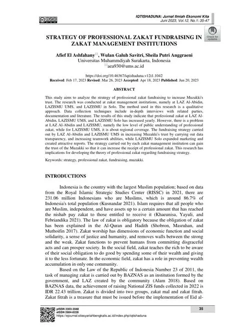 Steps for Implementing Professional Zakat