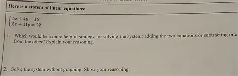 Strategy for Solving the System